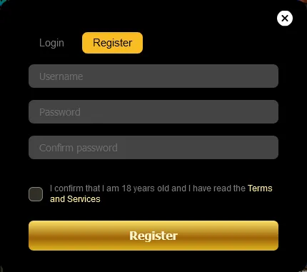 Register at GOPLUS Casino